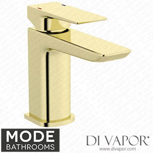 Mode Bathrooms DEAC04 Deacon Brushed Brass Cloakroom Basin Mixer Tap with Waste Spare Parts