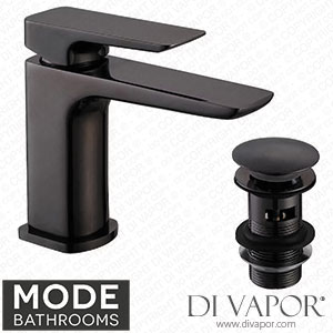 Mode Bathrooms DEAC10 Deacon Black Basin Mixer Tap with Waste Spare Parts