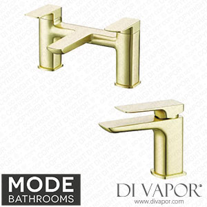 Mode Bathrooms DEACPACK02 Deacon Brushed Brass Basin and Bath Mixer Tap Pack Spare Parts