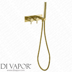 VOS 2 Outlet Concealed Thermostatic Shower Valve with Shower Handset with Designer Handles - Brushed Brass DH235868BBR Spare Parts