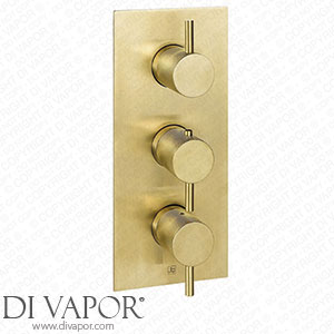 VOS 2 Outlet Concealed Thermostatic Shower Valve with Designer Handles - Brushed Brass DH23690ABBR Spare Parts