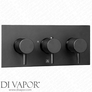 VOS 3 Outlet Horizontal Concealed Thermostatic Shower Valve with Designer Handles - Matt Black DH28692AMB Spare Parts