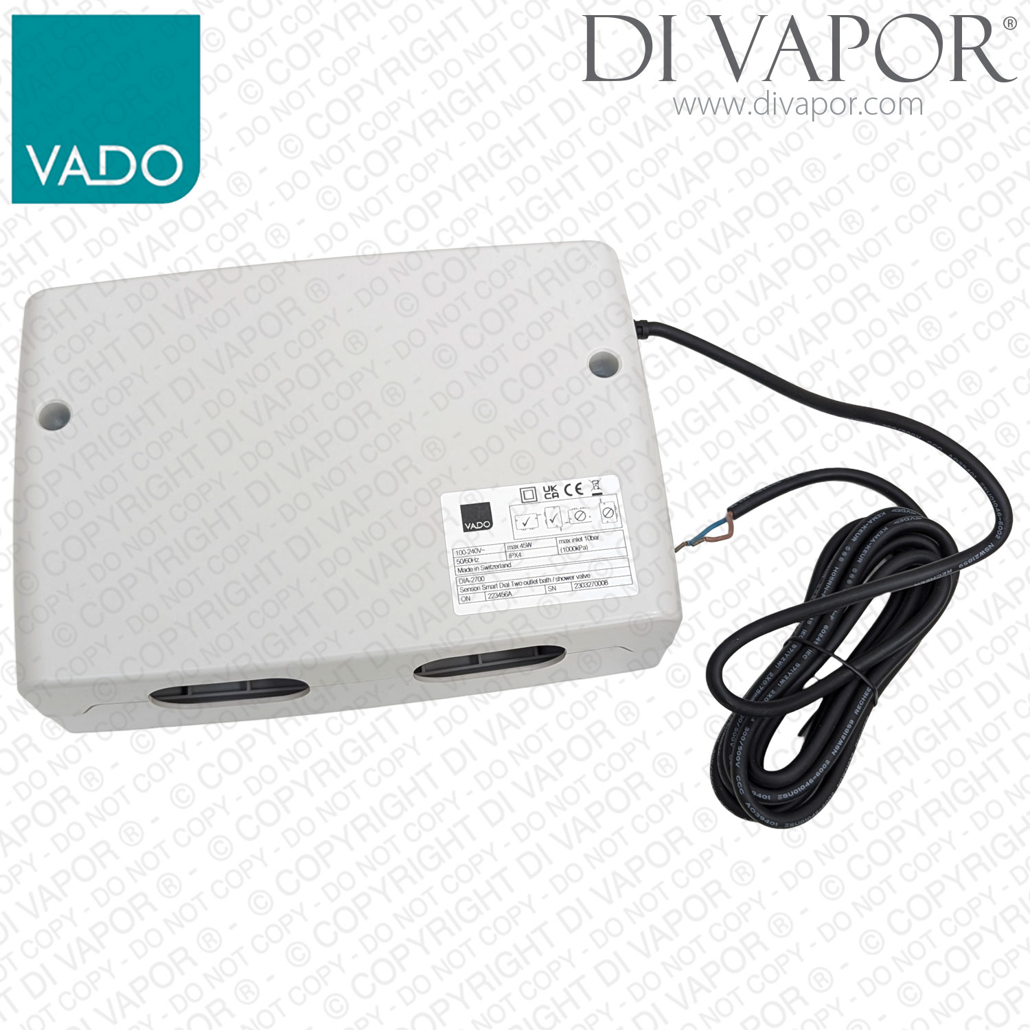 Vado DIA-2700-CPU Box for DIA-2700 Smartdial Thermostatic Shower