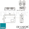 VADO DIA 2700 Spare Parts Diagram