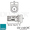 VADO DIA REMOTE Spare Parts Diagram