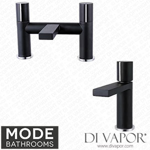 Mode Bathrooms DIXBPACK01 Dixon Black Basin and Bath Mixer Tap Pack Spare Parts