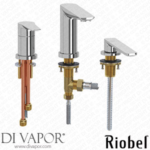 Riobel DJ16 Dee-J 3-Piece Type P (Pressure Balance) Deck-Mount Tub Filler with Hand Shower Spare Parts