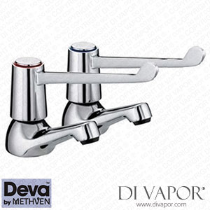 Deva DLV101 Lever Action Basin Taps with 6