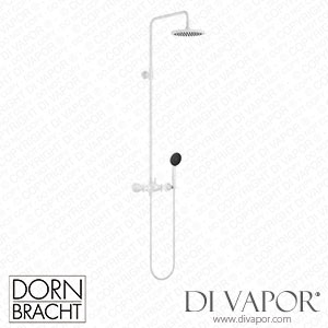 Dornbracht Series Specific Concealed Single-Lever Mixer with Integrated Shower Connection with Shower Set 36013660 10_1_28018979 10_1 - Matte White Spare Parts