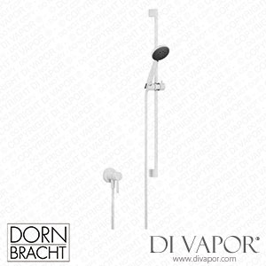 Dornbracht Series-Various Concealed Single-Lever Mixer with Integrated Shower Connection with Hand Shower Set 36002970 10_1_28017979 10_1 - Matte White Spare Parts