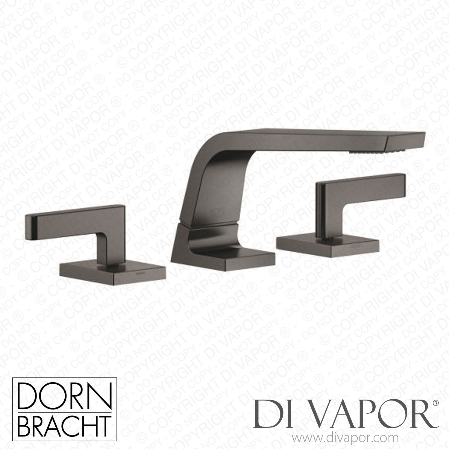 Dornbracht CL 1 Three Hole Basin Mixer Without Pop Up Waste Brushed   Dornbracht Spare Parts 