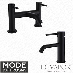 Mode Bathrooms DOUGPACK01 Douglas Black Basin and Bath Mixer Tap Pack Spare Parts