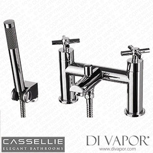 Cassellie DUN002 Bath Shower Mixer Cross Chrome Tap Spare Parts