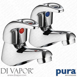 Pura DV8 Bath Pillar Tap - Pair DV34 Spare Parts