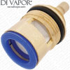 Ceramic Disc Flow Cartridge 38 Splines 57mm Anti-Clockwise Open