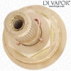 Ceramic Disc Flow Cartridge 38 Splines 57mm Clockwise DVB672 Open