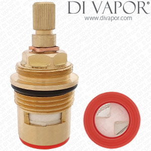 Ceramic Disc Flow Cartridge 38 Splines 57mm Clockwise Open DVB672