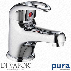 Pura DV8 Eco Mini Basin Mixer Tap with Waste DVESBAS Spare Parts