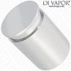 Shower Bath Valve Diverter Knob Replacement M3 Screw Fitting DVK334 Chrome Metal