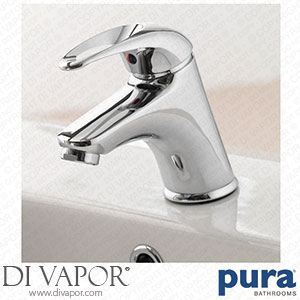 Pura DV8 Mini Basin Mixer Tap with Waste DVSBAS Spare Parts