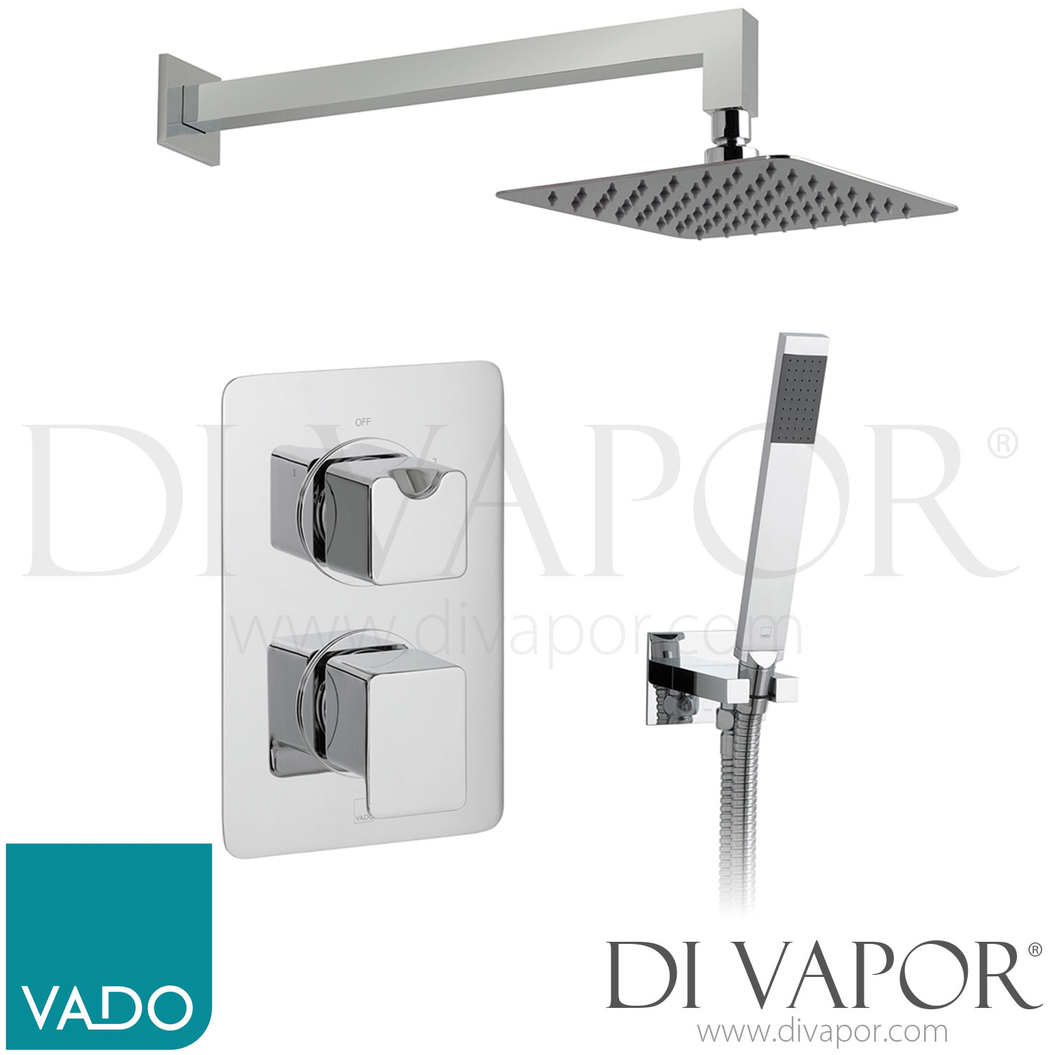 VADO DX-172251-PHA-CP DX Phase Thermostatic Shower Valve Spare Parts