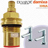 Damixa Iona Hot Tap Cartridge Replacement - 1/2", 20 Spline, 1/4 Turn - Compatible Cartridge