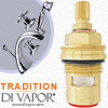 Damixa Tradition 4 hole Hot Tap Cartridge Compatible Spare - DX-TD2525