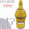 Damixa Tradition 3 hole Cold Tap Cartridge Compatible Spare - DX-TD8592