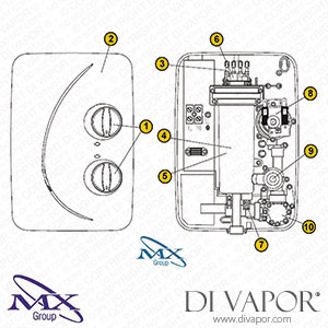 MX Group (Duo LX) Shower Spares