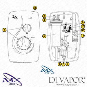 MX Group (Duo LXi) Shower Spares