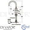 Ideal Standard E0067AA Mixer Spare Diagram