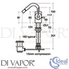 Ideal Standard E0074AA Mixer Spare Diagram