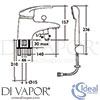 Ideal Standard E0305AA Mixer Spare Diagram