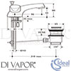 Tantofex E1735AA Mixer Spare Diagram