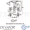 Ideal Standard E6125AA Mixer Spare Diagram