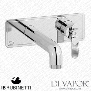 IB Rubinetti EB2206CC Bold Wall Mounted Washbasin Mixer Complete with Drain Spare Parts