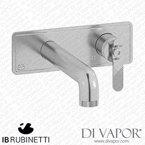 IB Rubinetti EB2206SS Bold Wall Mounted Washbasin Mixer Complete with Drain Spare Parts