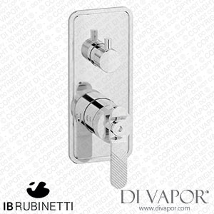 IB Rubinetti EB2310CC Bold Exposed Parts for Manual Wall Mixer with Two Ways Diverter Spare Parts