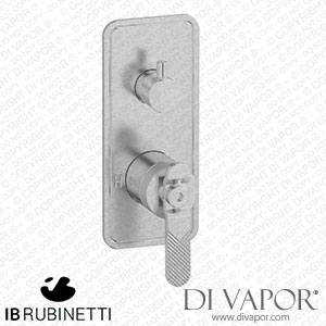 IB Rubinetti EB2310SS Bold Exposed Parts for Manual Wall Mixer with Two Ways Diverter Spare Parts