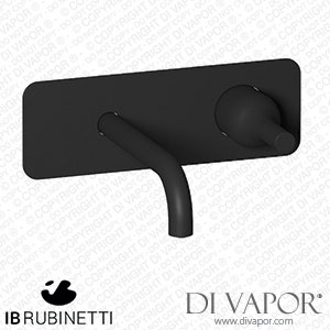 IB Rubinetti EBI206NP Batli? Wall Mounted Washbasin Mixer Complete with Drain Spare Parts