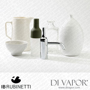 IB Rubinetti EBI207CF Batli? Wall Mounted Washbasin Mixer with Long Spout Complete with Drain Spare Parts