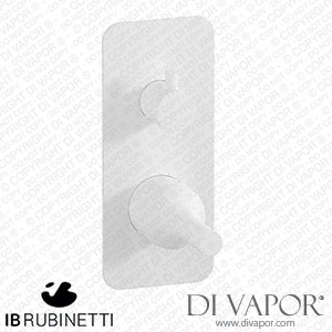 IB Rubinetti EBI310BO Batli? Exposed Parts for Manual Wall Mixer with Two Ways Diverter Spare Parts