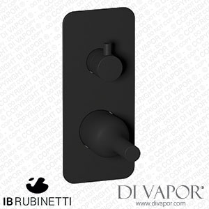 IB Rubinetti EBI310NP Batli? Exposed Parts for Manual Wall Mixer with Two Ways Diverter Spare Parts