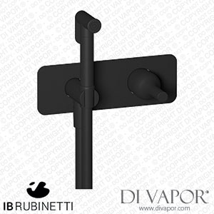 IB Rubinetti EBI706NP Batli? Exposed Parts for Bidet Spray Complete with Mixer Spare Parts