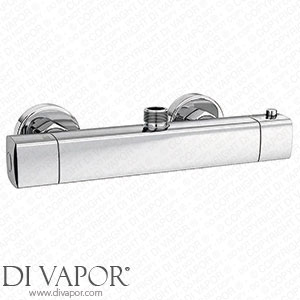 Victorian Plumbing Montreal Modern Thermostatic Bar Shower Valve (Top Outlet) - EG-LY-15 Spare Parts