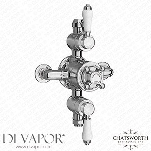 Chatsworth 1928 Traditional Triple Exposed Thermostatic Shower Valve - EG-LY-25V Spare Parts