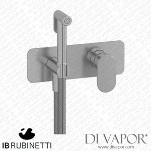 IB Rubinetti EK2706SS K2 Exposed Parts for Bidet Spray Complete with Mixer Spare Parts