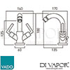 VADO ELA 110 CP Mixer Spare Parts Diagram