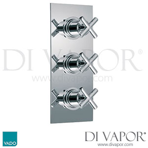 VADO Elements Water 3 Handle Shower Valve Spare Parts