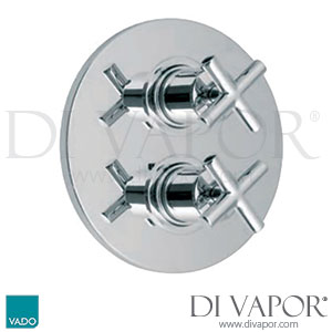 VADO Elements 2 Outlet 2 Cross Handle Shower Valve Diverter Spares